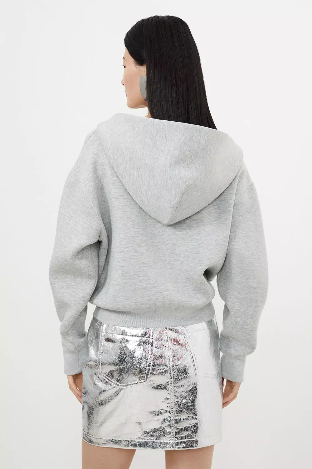 Premium Scuba Zip Hoodie Karen Millen